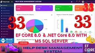 EP 33 Help Desk Management System EF Core NET Core ll .NET 8.0 Tickets, Users, Roles, Audit Logs 🚀💥