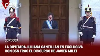 Hablamos con la diputada JULIANA SANTILLÁN tras el DISCURSO de MILEI en CÓRDOBA