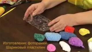 Шариковый пластилин, a ball clay, оранжевый слон