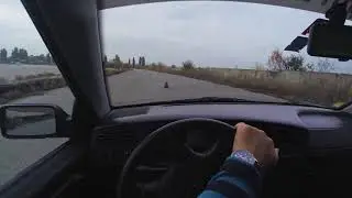 Контраварийная подготовка #12   доворот руля