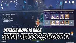 New Spiral Abyss 2.3 Floor 11 Perfect Clear National Team and Morgana Team | Genshin Impact