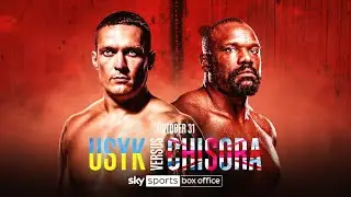 🥊 OLEKSANDR USYK VS DERECK CHISORA - OCTOBER 31ST!!! 🥊
