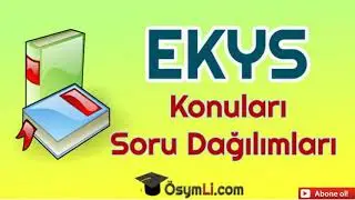 2021 EKYS Konuları ve Soru Dağılımları PDF (Müdür ve Müdür Yardımcılığı Sınavı)