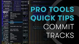 Pro Tools Quick Tips: Commit Tracks