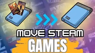 How to move Steam games to another hard drive on another computer (Step By Step) 2024