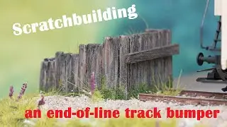 How to build a track bumper in h0 scale