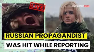 Ukraine war - Russian propagandist injured while reporting live - Today's news