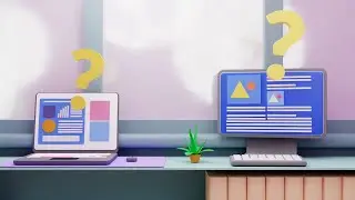 3D Video Explainer Blender Template - UI UX Services