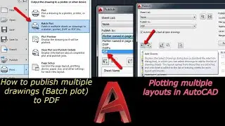 Batch Plot: Print all the Drawings in One Click AutoCAD