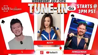 $25/50+$50BBA DAN "JUNGLEMAN" CATES, KITTY KUO AND BARRY WOODS LIVE AT THE COMMERCE
