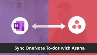 Sync OneNote with Asana - Integration