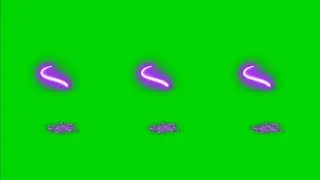 Neon Motion Graphics element green screen animation effects HD video