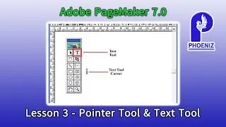 Adobe PageMaker - Lesson 3 Pointer Tool & Text Tool အသံုးျပဳနည္း ( ျမန္မာ )