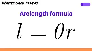 Formula for the arclength of a circle