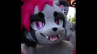 Fursuiter at Pride! #furry #fursuit #pride #pridemonth