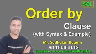 Order by in sql |Order by clause in SQL with Syntax and Example | DBMS | SQL Queries
