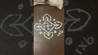 9 to 1 Kolam Designs | Muggulu with Dots | Shorts #shorts