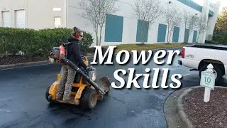 Stand-On Mower Advantages  (Leaf Clean-Up)
