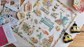 282. Рукодельный микс 108/ Готовая вышивка: MB Collage по набору Lanarte/ текстильный декор к Пасхе