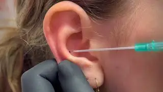 What's it like getting your CONCH pierced? ✨ 