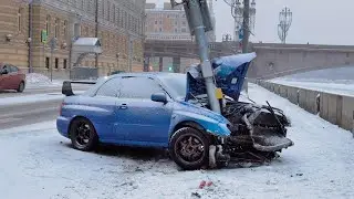 Зимние Аварии на дорогах,Подборка дтп зимой,