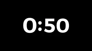 50 Seconds | Countdown Timer With Sound Effects 4K 🔥 ( No Copyright )