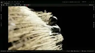 Blender FUR into UE5.3 hanging Lyra Skel