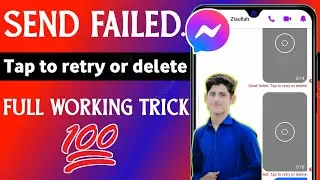 Messenger Send Failed Problem Solved 023 / Tap To Retry Or Delete / How To Solve Send Failed Problem