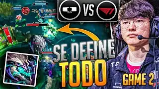 ESTA TF ME RECUERDA A LA FINAL DE WORLDS 😱  - T1 vs DK *LCK Playoffs Game 2*