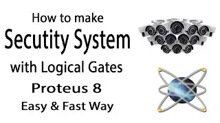 How To Make Home Security System in Proteus