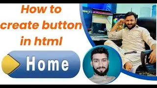 How to create button in html using notepad pakenger