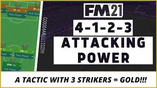 3 STRIKER FM21 TACTIC! 100 Goals, Great Football + Success! Best FM21 Tactics