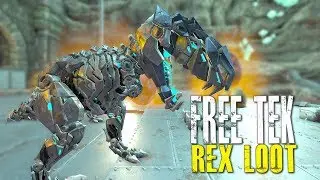 FREE TEK REX LOOT  - Official 6 man Small Tribe Servers - Ark: Survival Evolved - Ep.18