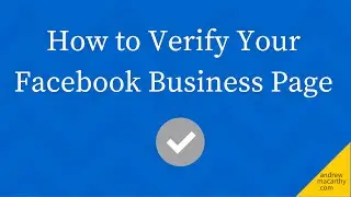 How to Get Verified on Facebook (Business Page Tutorial) | Grey Check Mark Verify