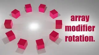 blender array modifier rotation apply for beginners-mds design