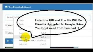 Uplod URL-Files Directly to Your Google Drive | Tutorial |