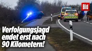 Verfolgungsjagd auf A2: Polizei schießt auf flüchtenden Raser?