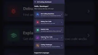 AI Coding Assistant App Using Gemini API | Flutter Project with Source Code | Multi-Language Debug