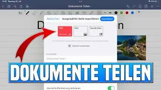 Goodnotes DOKUMENTE TEILEN | Goodnotes Datei exportieren & in PDF umwandeln