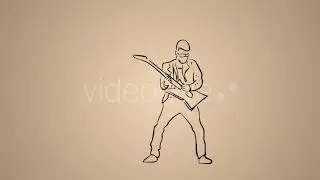 Rock Guitarist | Motion Graphics - Envato elements