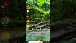 Real website hacking using SQL injection 