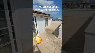 Недвижимость в Алании Турция ОГРОМНАЯ ТЕРАССА 3+2 под ключ с ВНЖ Тосмур Аланья
