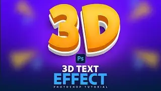 Create 3D Text Effect in Photoshop [Two Methods]