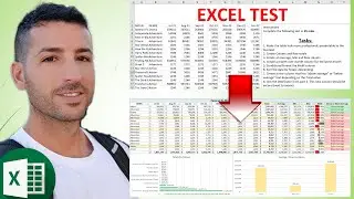 Data Analyst EXCEL Interview Test Example - Prepare for your EXCEL Test - 2022