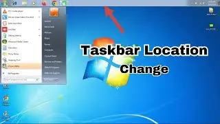 How to Change taskbar Location || computer ka taskbar upar niche kaise kare || windows 7/10/11