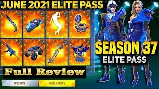 Free Fire June 2021 Elite pass 😱 || Season 37 Elite pass full review 🔥🔥