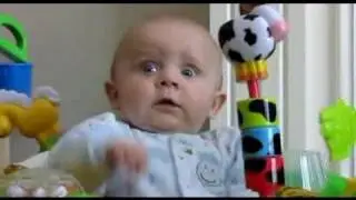 Baby freakout over blowing nose!