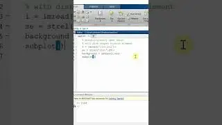 Removing of background in Matlab