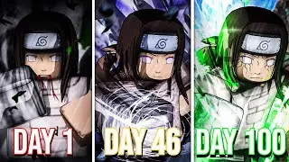Spending as 100 Days as NEJI HYUGA in Shinobi Life 2 - Roblox..