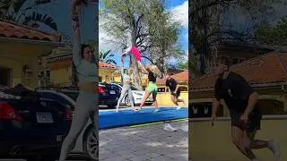 INSANE SLO MO HUMAN JUMP ROPE! 